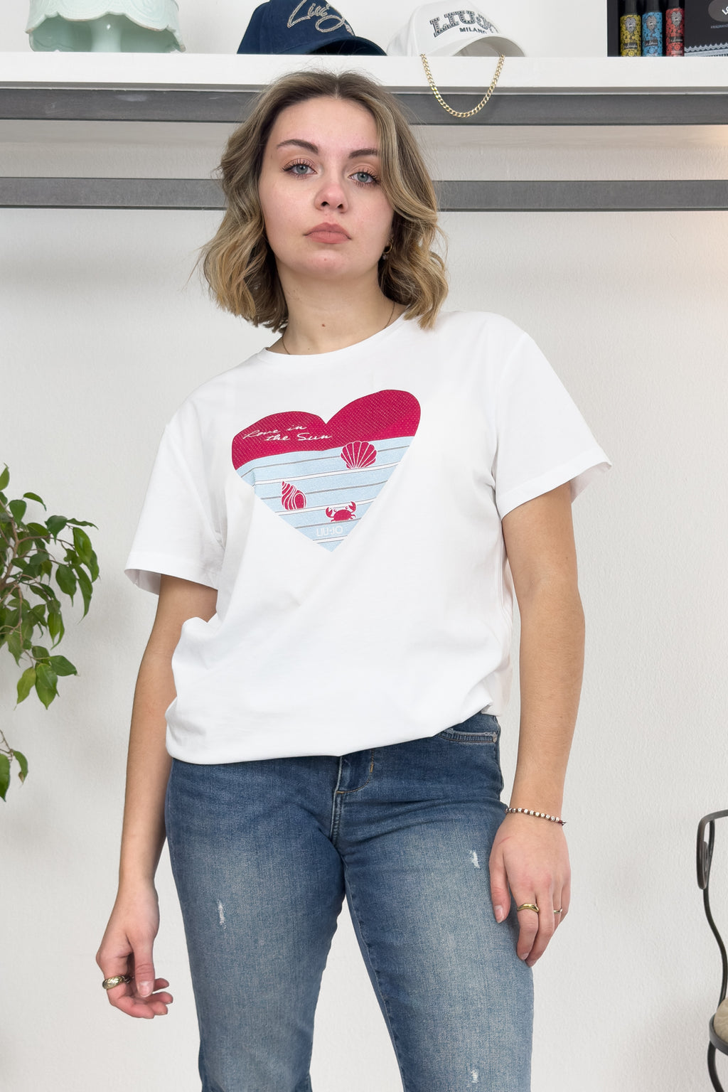 T-shirt con stampa LIU JO