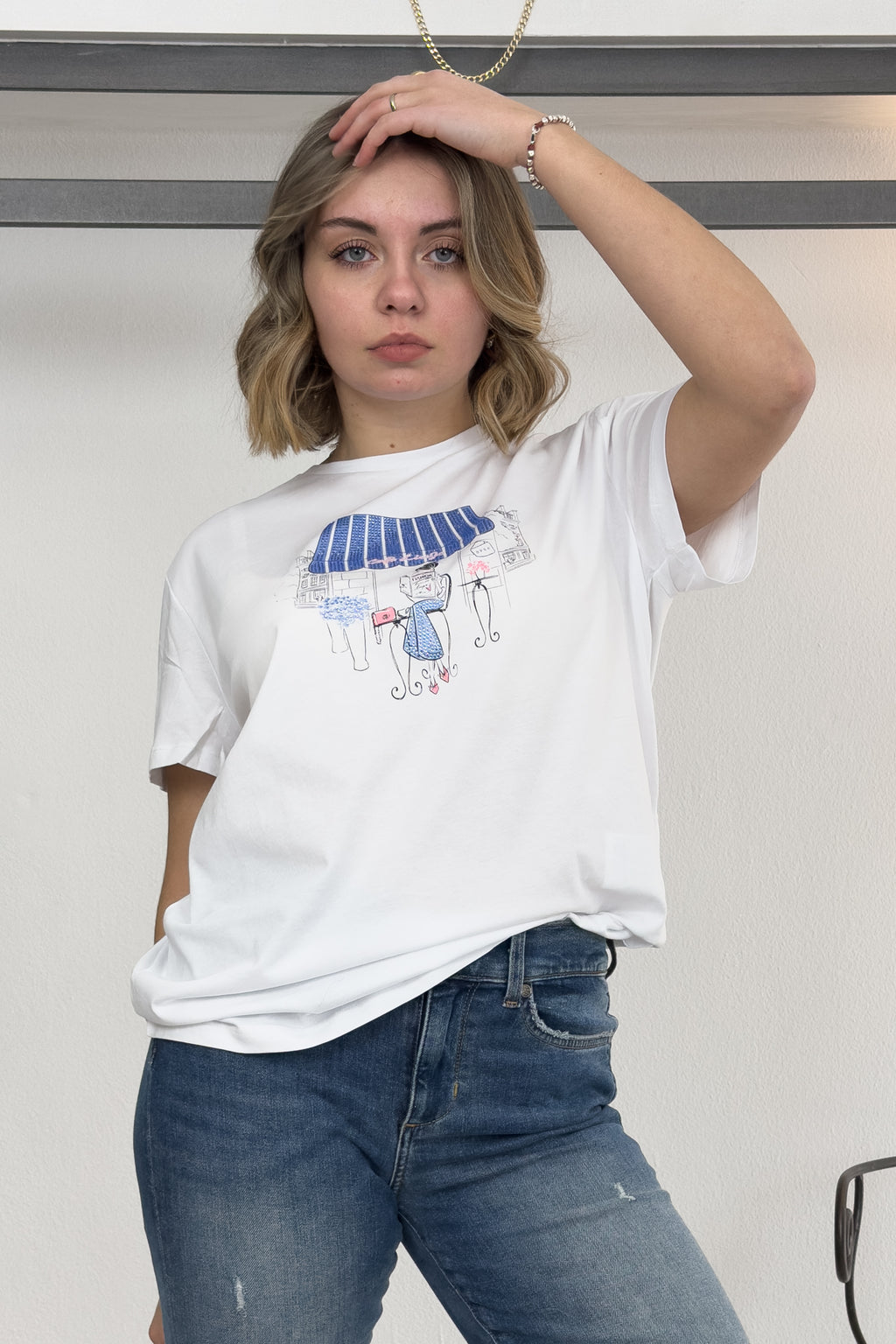 T-shirt con stampa LIU JO