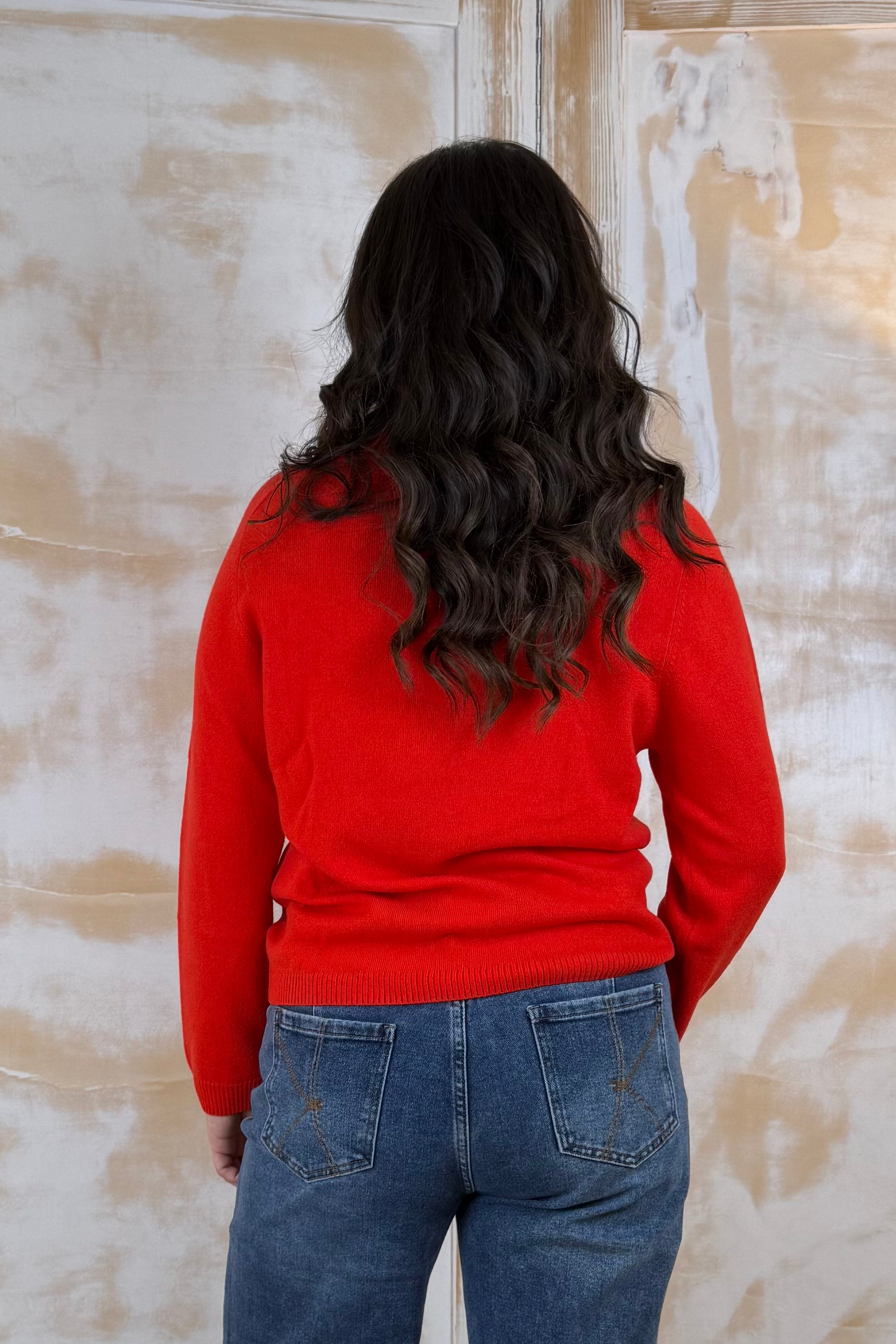 Maglia collo alto in lana e cashmere EMME