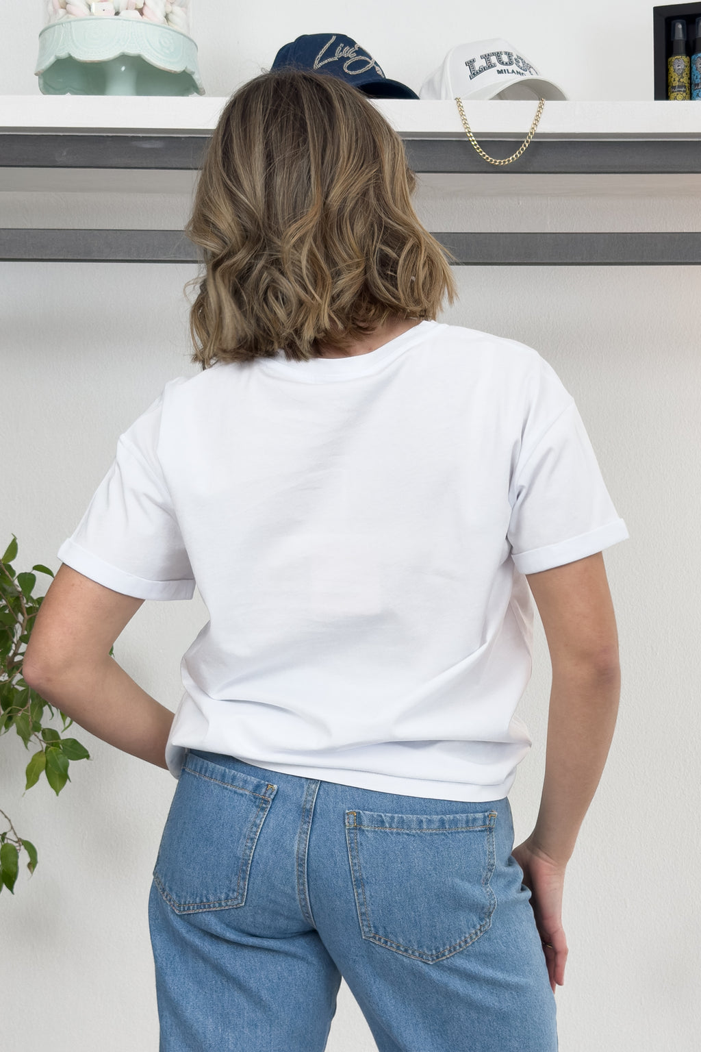 T-shirt con ricamo a jour LIU JO