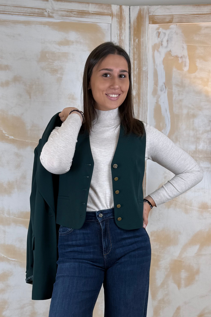 Gilet bottoni gioiello LIU JO