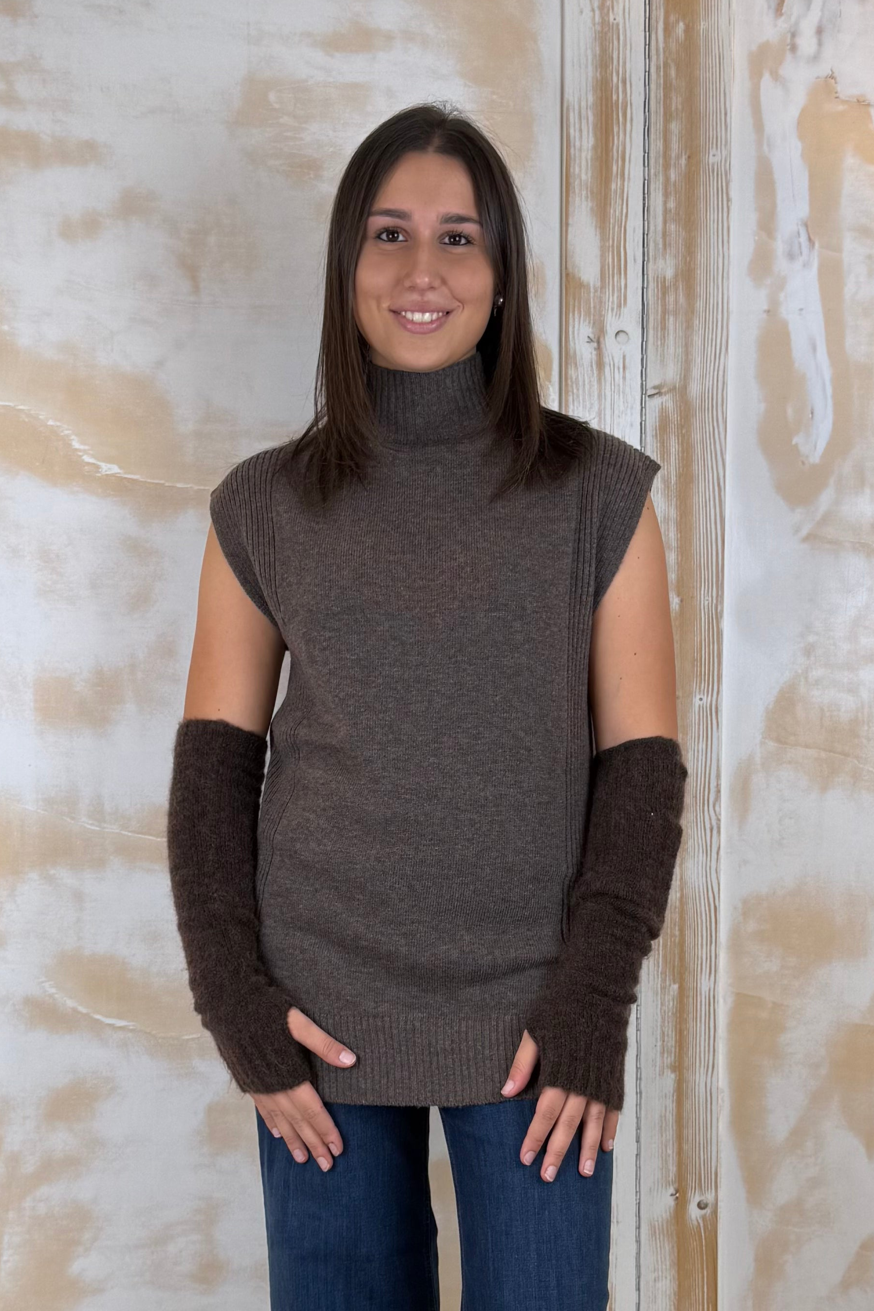 Gilet in lana vergine EMME