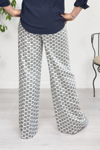 Pantalone in twill stampato EMME