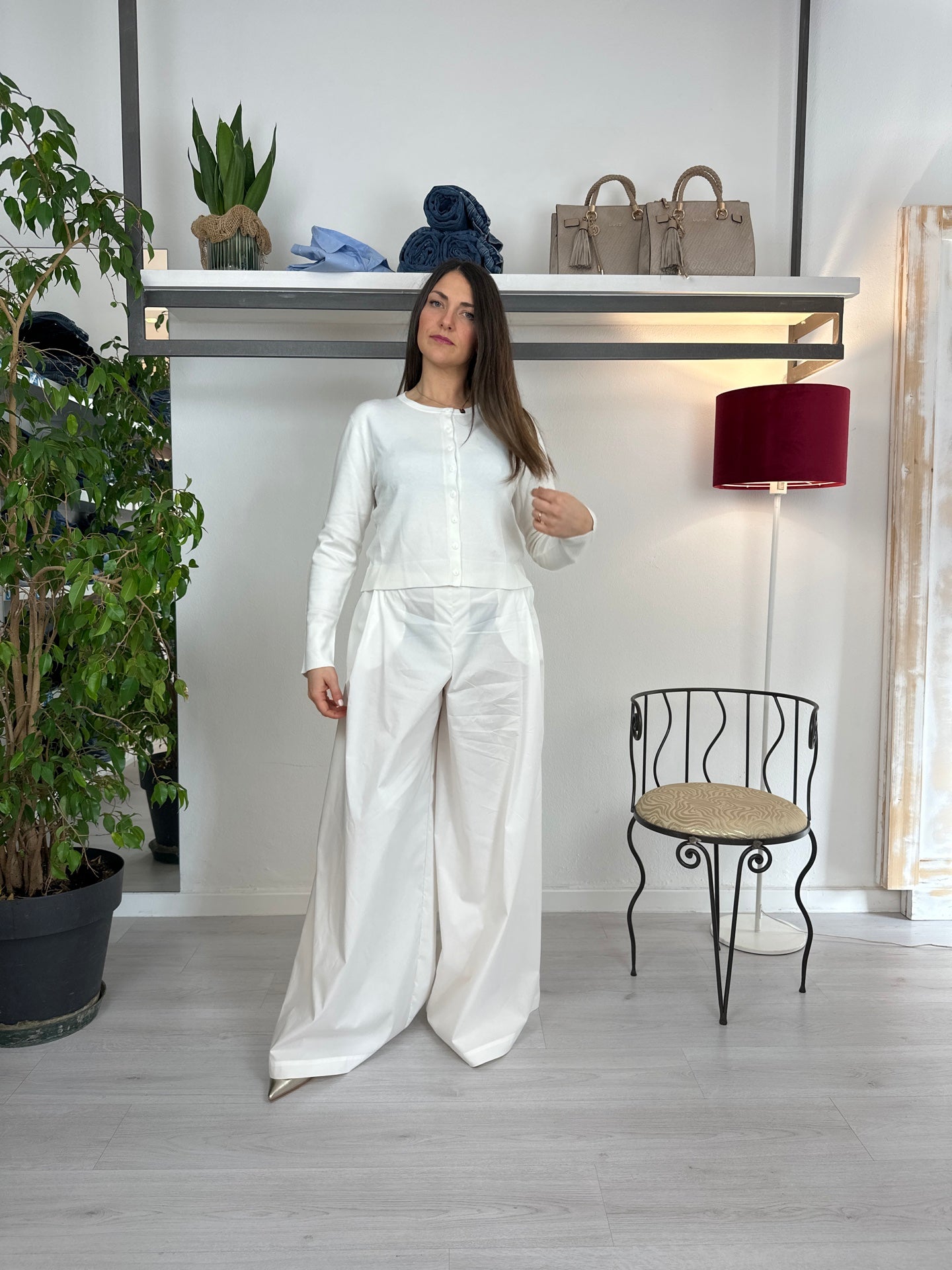 Cardigan "Il segreto" in viscosa stetch EMME