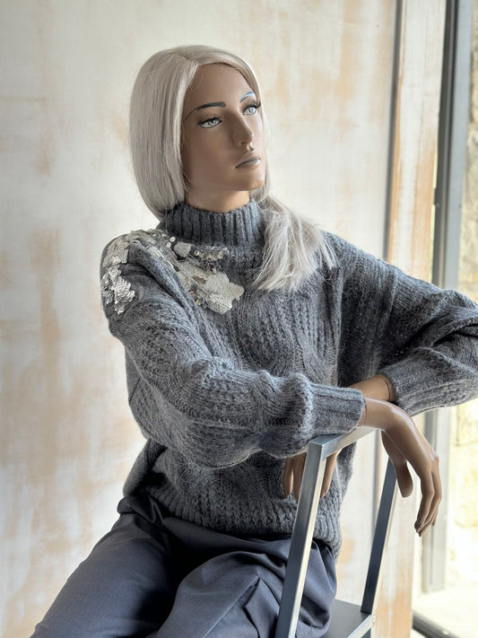 Maglione LiuJo con applicazioni