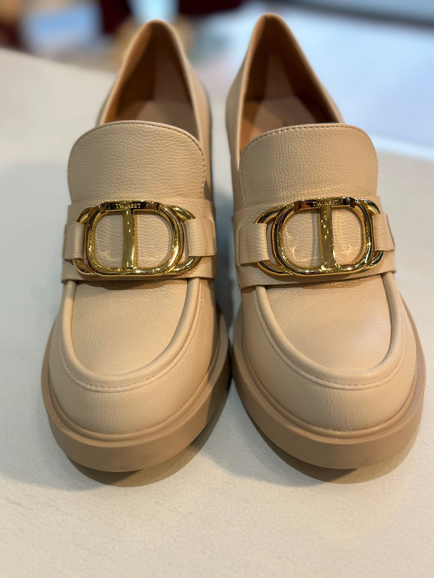Mocassino con tacco Twinset
