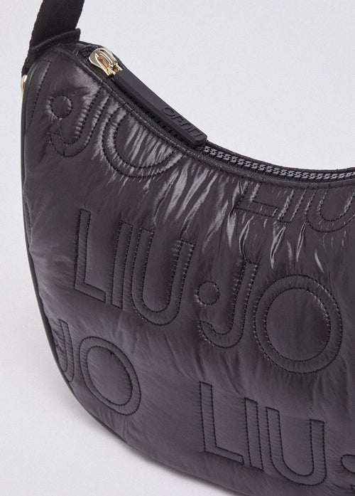 Borsa a tracolla media in nylon opaco LIU JO