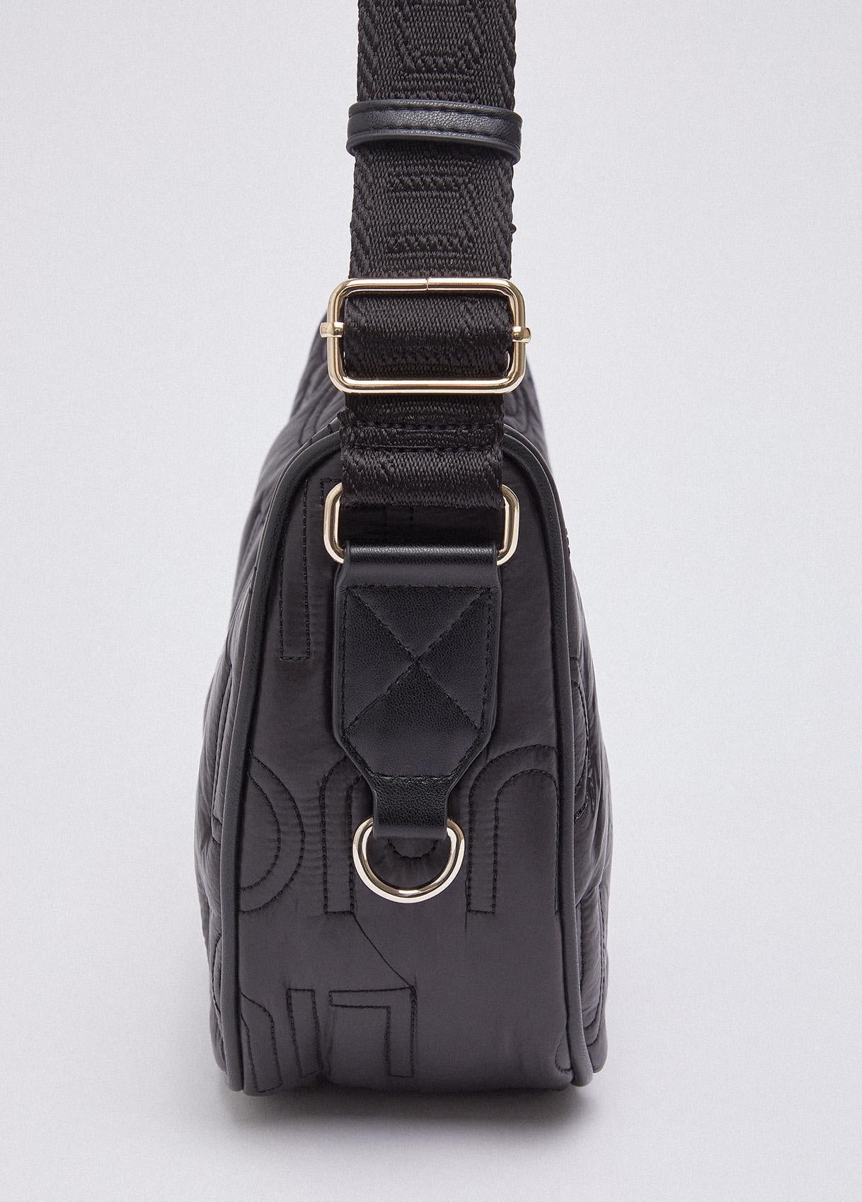 Borsa a tracolla media in nylon opaco LIU JO