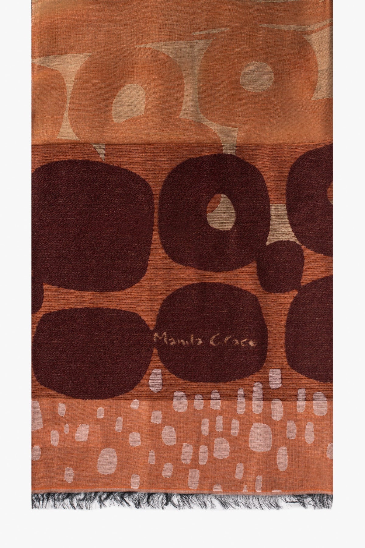 Sciarpa jacquard a disegno geometrico MANILA GRACE