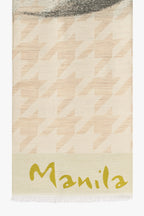 Sciarpa jacquard pied de poule e zebra MANILA GRACE