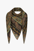 Foulard in cotone e seta disegno paisley MANILA GRACE