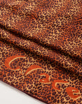Foulard in cotone e seta stampa leopardo MANILA GRACE