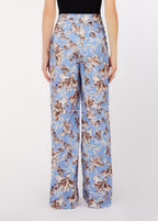 Pantaloni a palazzo in popeline LIU JO