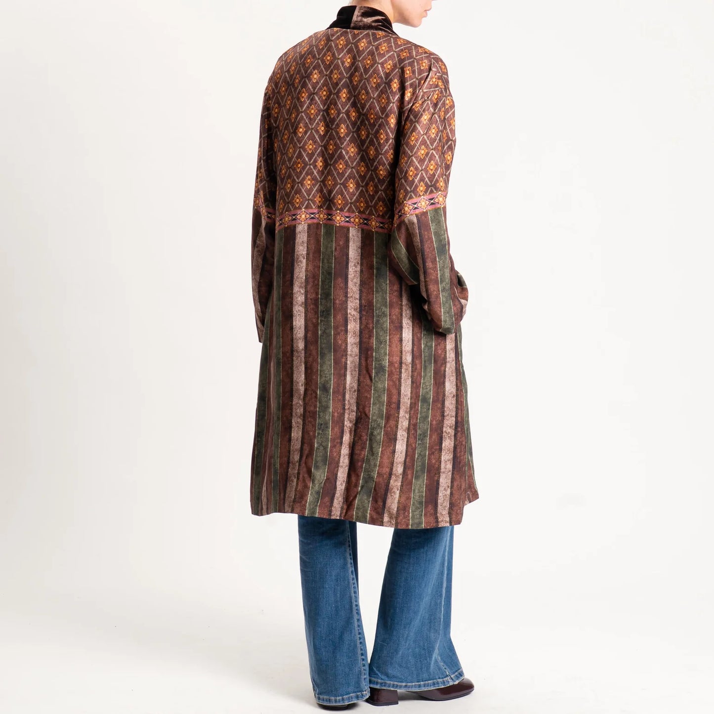 KIMONO lungo MARRONE