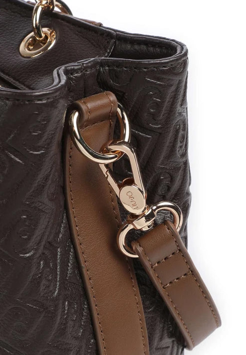 Borsa a mano logata con manico a catena LIU JO
