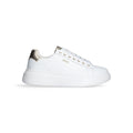 Sneaker in pelle con inserto oro LIU JO