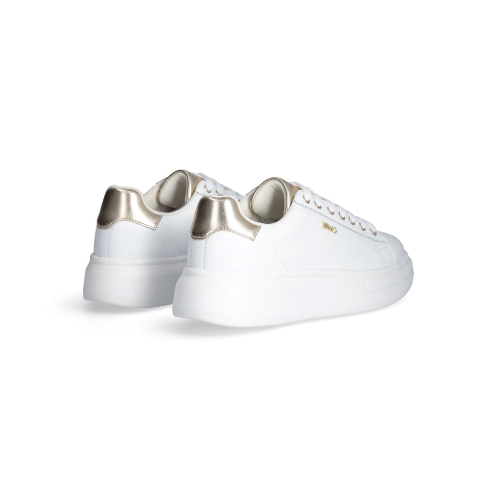 Sneaker in pelle con inserto oro LIU JO