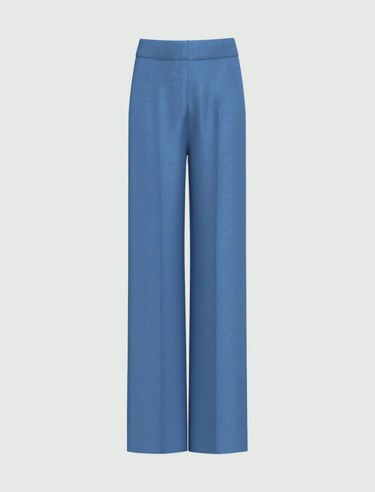 Pantalone largo in raso Emme Marella